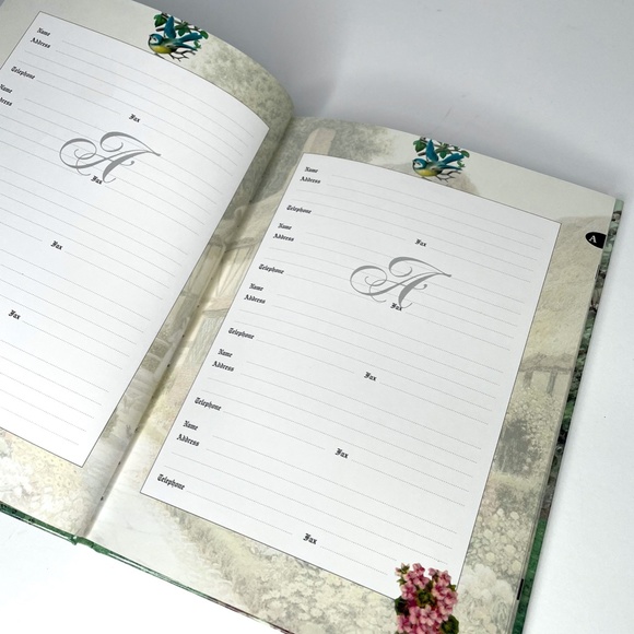 VINTAGE Journal & Address Book Brand New! Treasury Of Country Cottages - Picture 12 of 14
